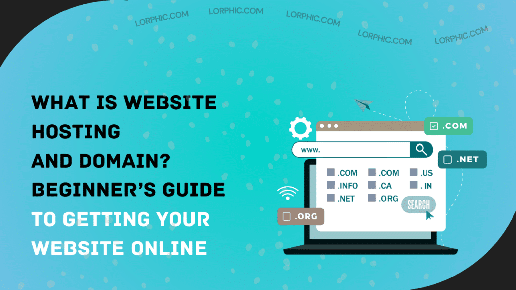 Simple guide to what is website hosting and domain for beginners in 2025.