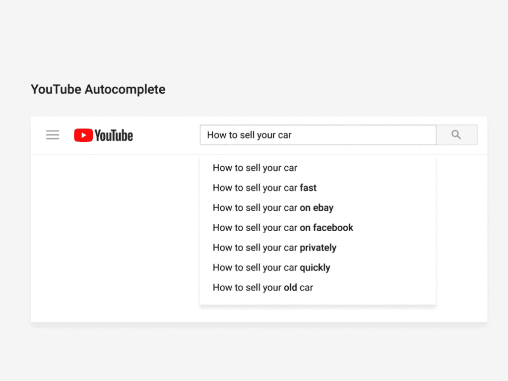 Youtube Autocomplete