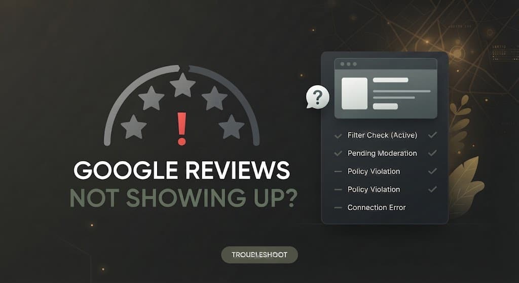 Google Reviews Not Showing Up