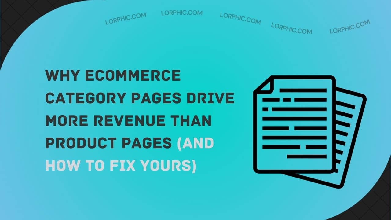 Ecommerce category page SEO